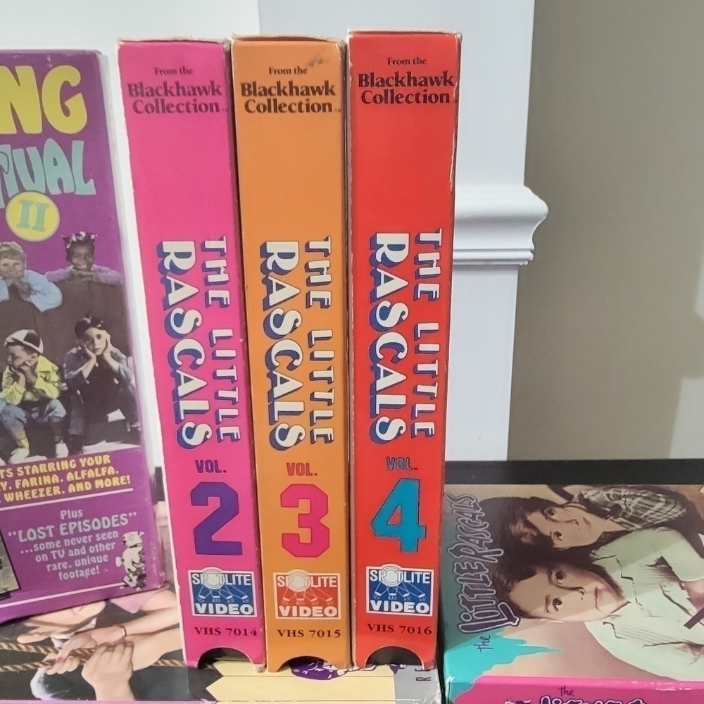 THE LITTLE RASCALS 20 VINTAGE VHS TAPES (CABIN FEVER & MORE!!!) 10 lb pkg! - Picture 5 of 7